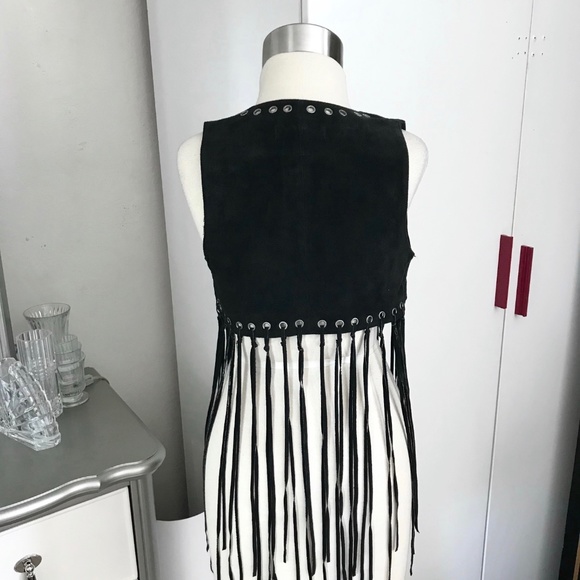 Forever 21 Jacket Vest Leather Suede XS - Picture 4 of 5